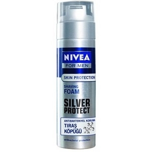 Nivea For Men Traş Köpüğü Silver Protect